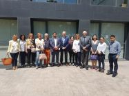 Representantes del Departamento de Trabajo, Asuntos Sociales y Familia y del Departamento de Salud  de la Generalitat de Cataluña visitan la Unidad Polivalente de Salud Mental del Hospitalet, de Benito Menni CASM.